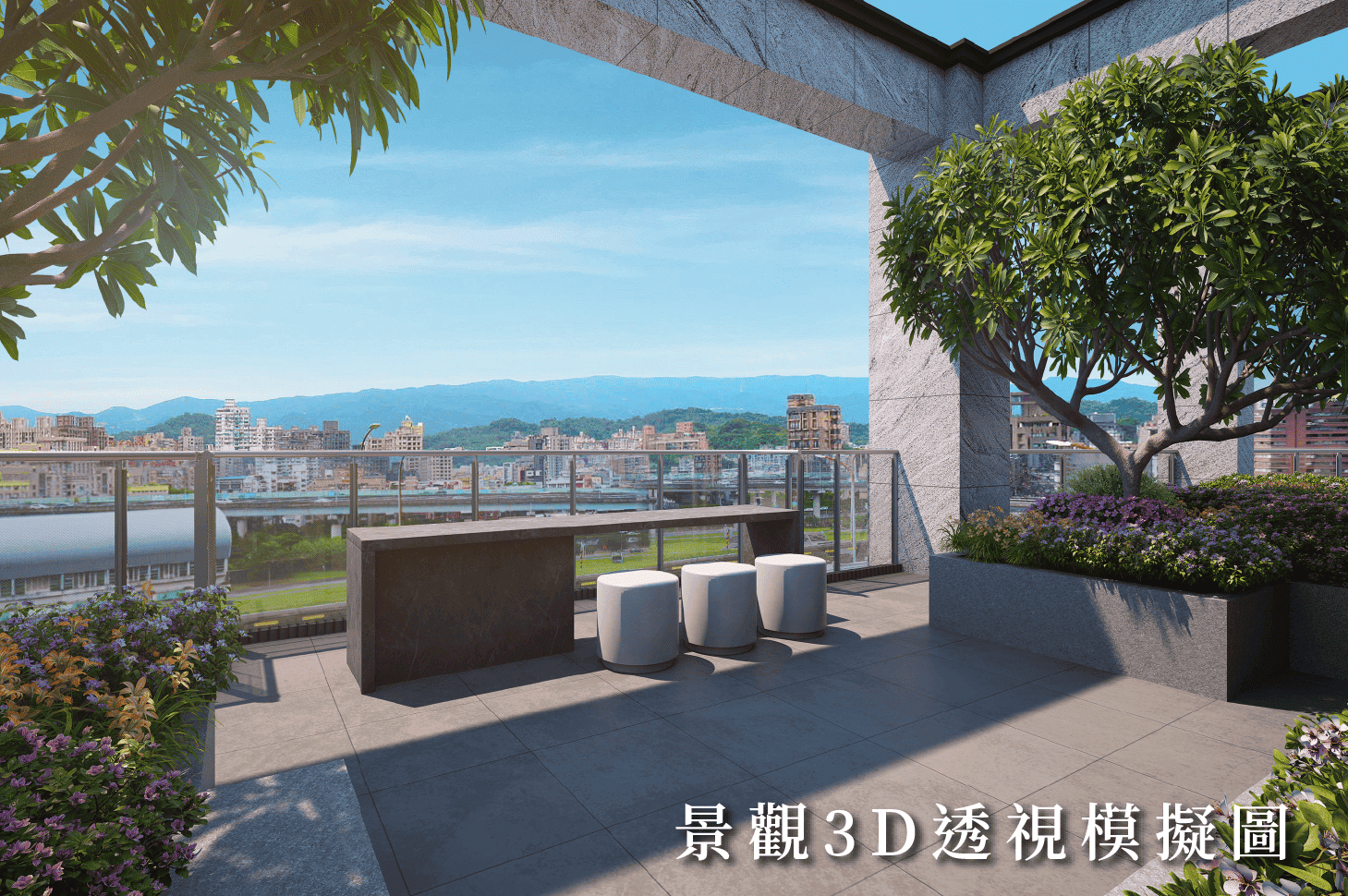 景觀3D透視模擬圖2