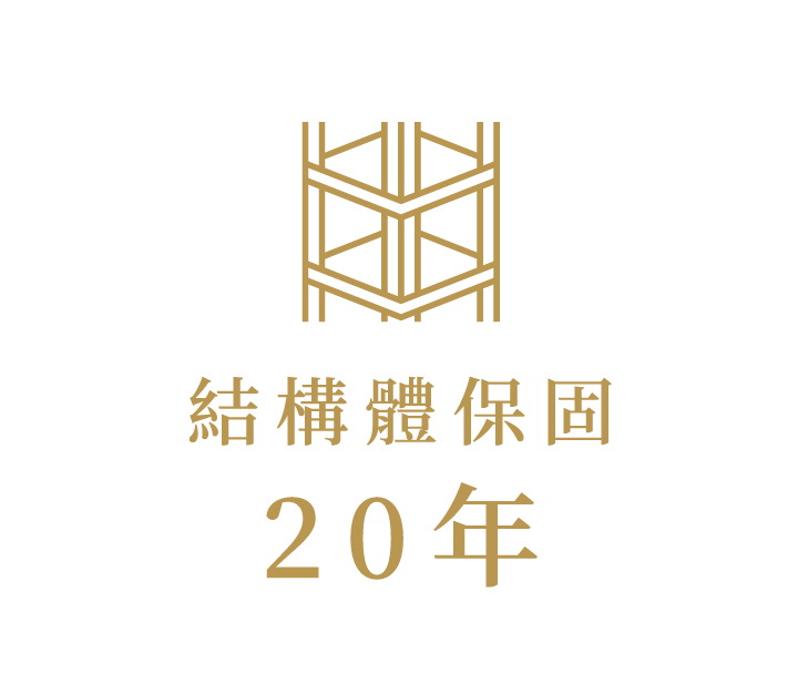 結構體保固20年